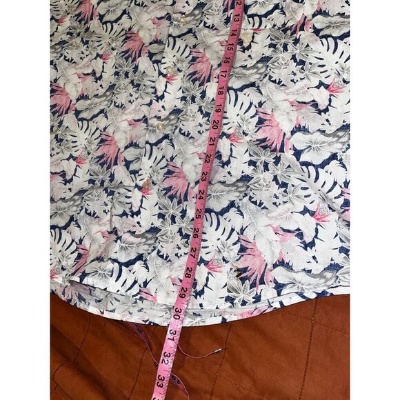 Tommy Bahama Island Zone Hawaian  Floral Long Sleeve Button Down Men's Shirt Siz - Picture 6 of 10